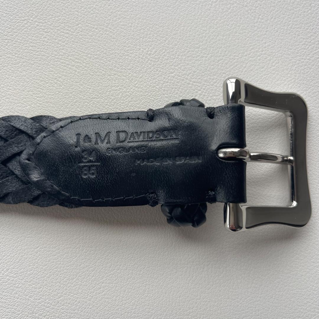 J&M DAVIDSON ベルト メッシュベルト ブラック