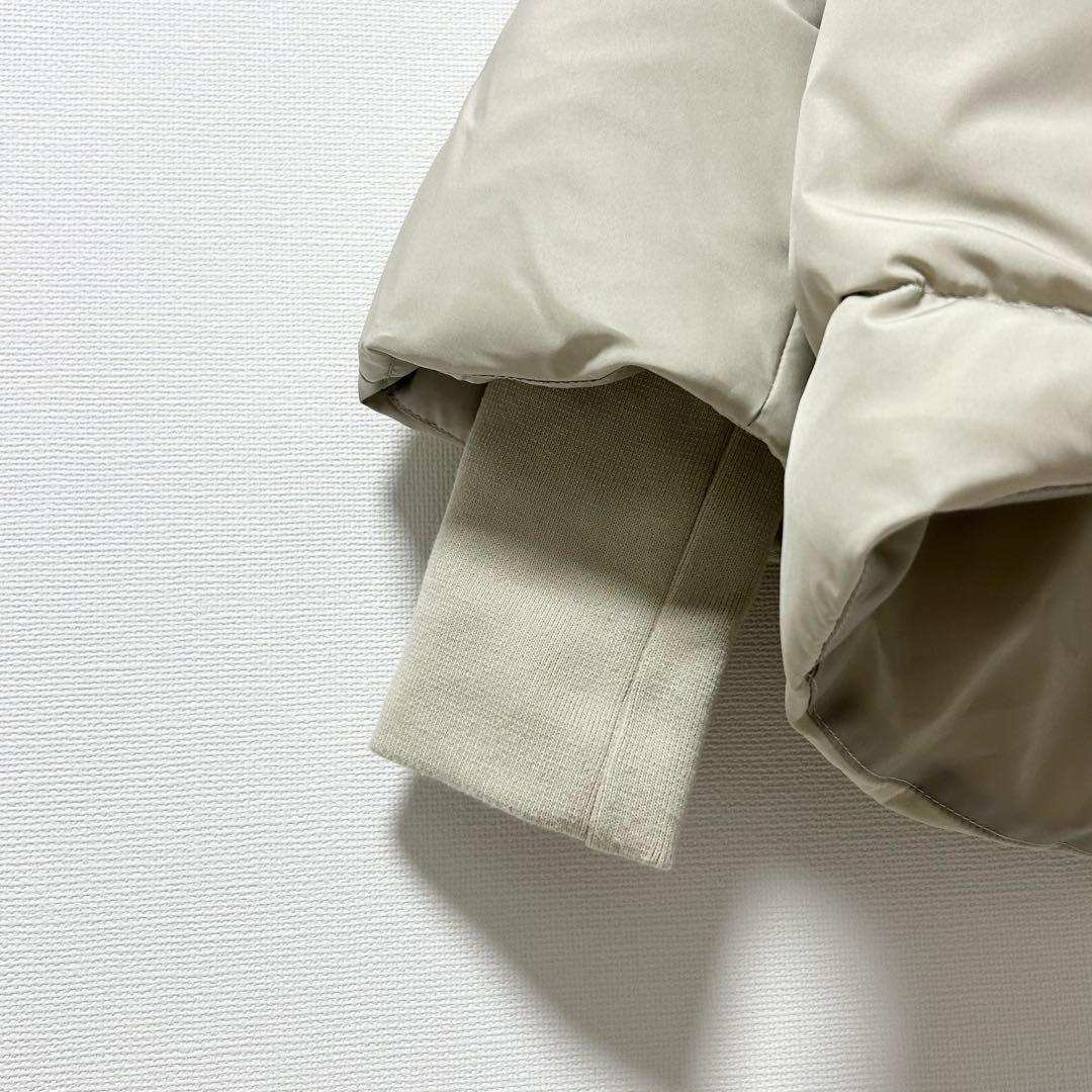 2024AW✨ビアズリー　ジップフレアダウン　ダウンジャケット　アイボリー