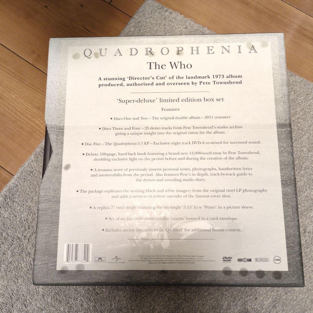 The Who QUADROPHENIA スーパーデラックスエディション　美品