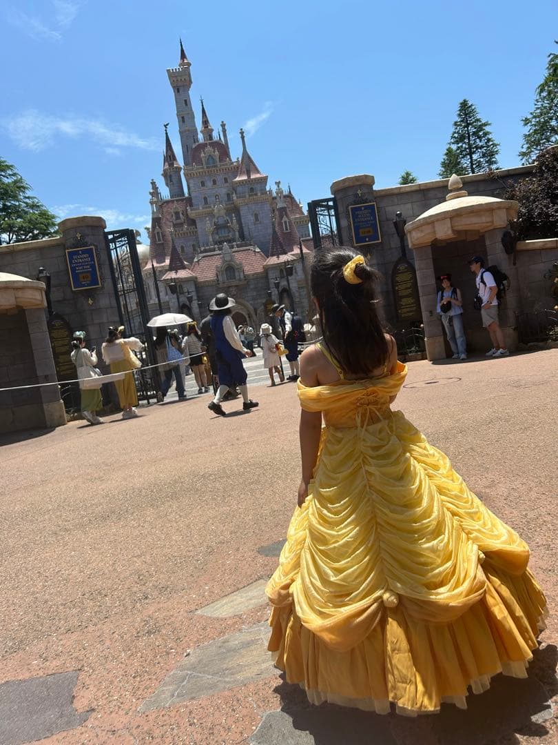 美女と野獣 ベル 黄色ドレス シークレットハニー 豪華 仮装 衣装 コスプレ