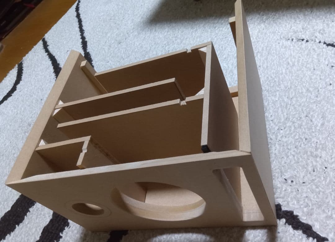 自作　2wayバックロードホーン式スピーカー