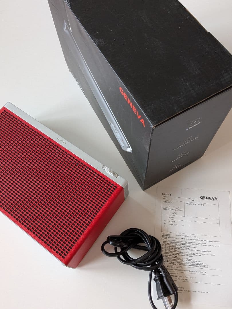 値下げ！　Geneva Touring M Bluetoothスピーカー 赤