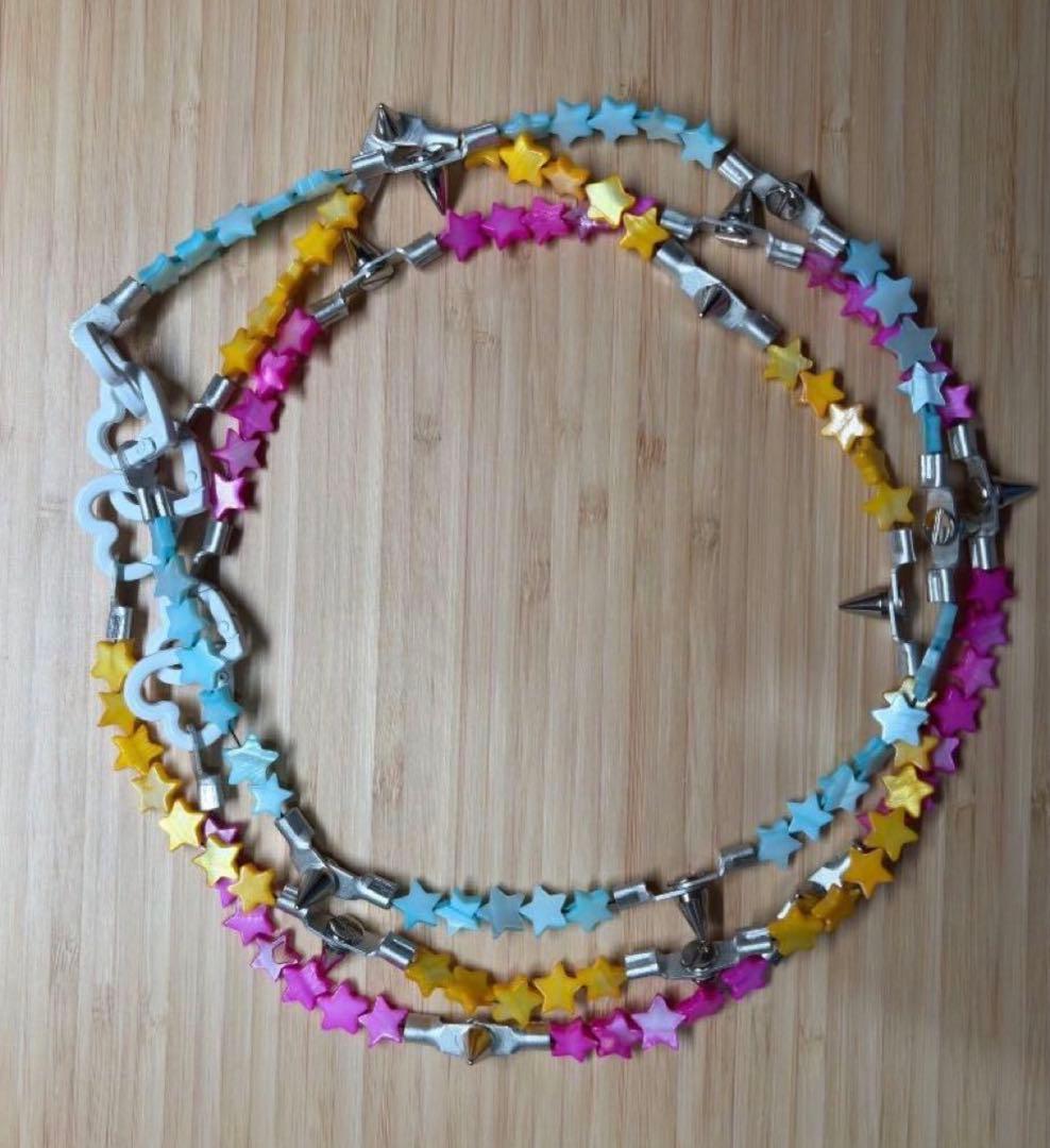 oops ネックレス　青　ポーカーズy2k punkandyo fti