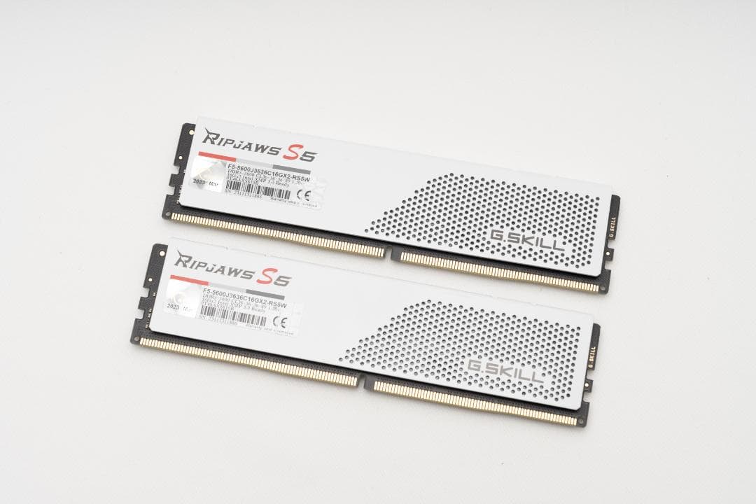 DDR5デスクトップメモリ16GB２枚32GB G.Skill 5600MHz