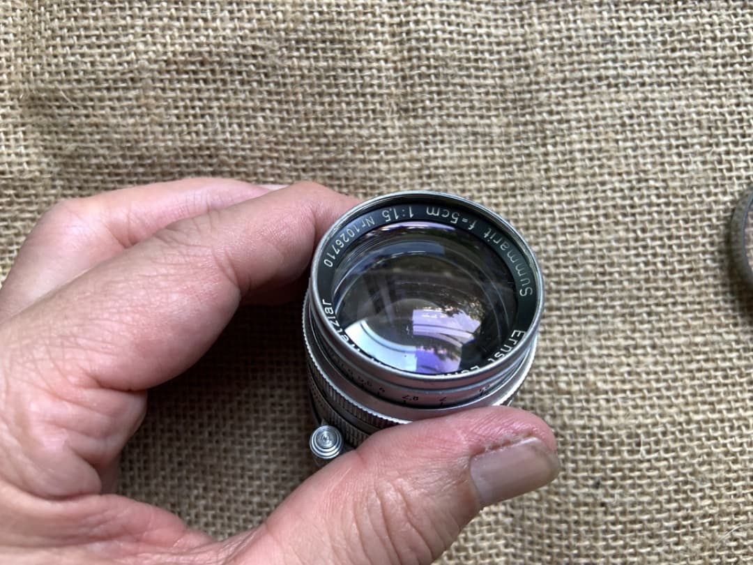 ライカ5cm シルバー 単焦点レンズ