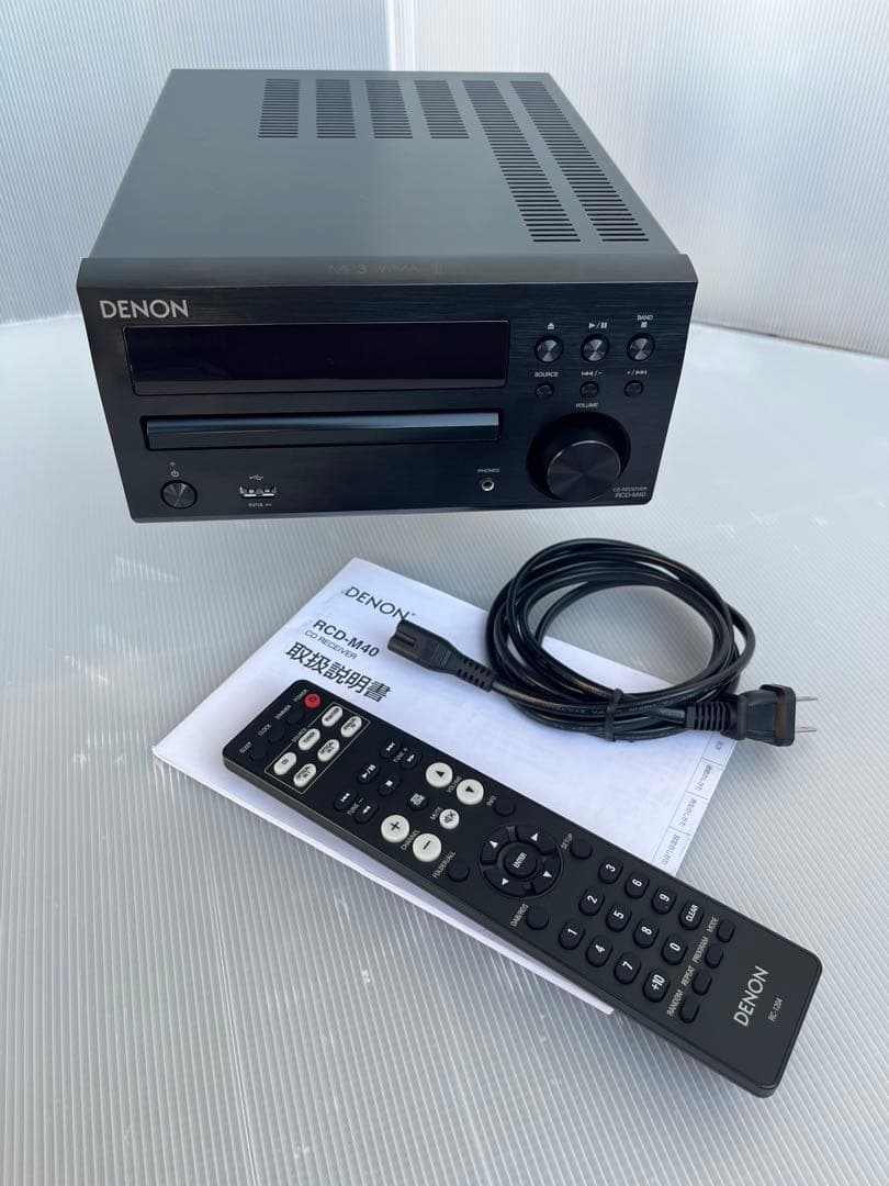 ☆極美品DENON RCD-M40 デノンCDレシーバー ブラック☆