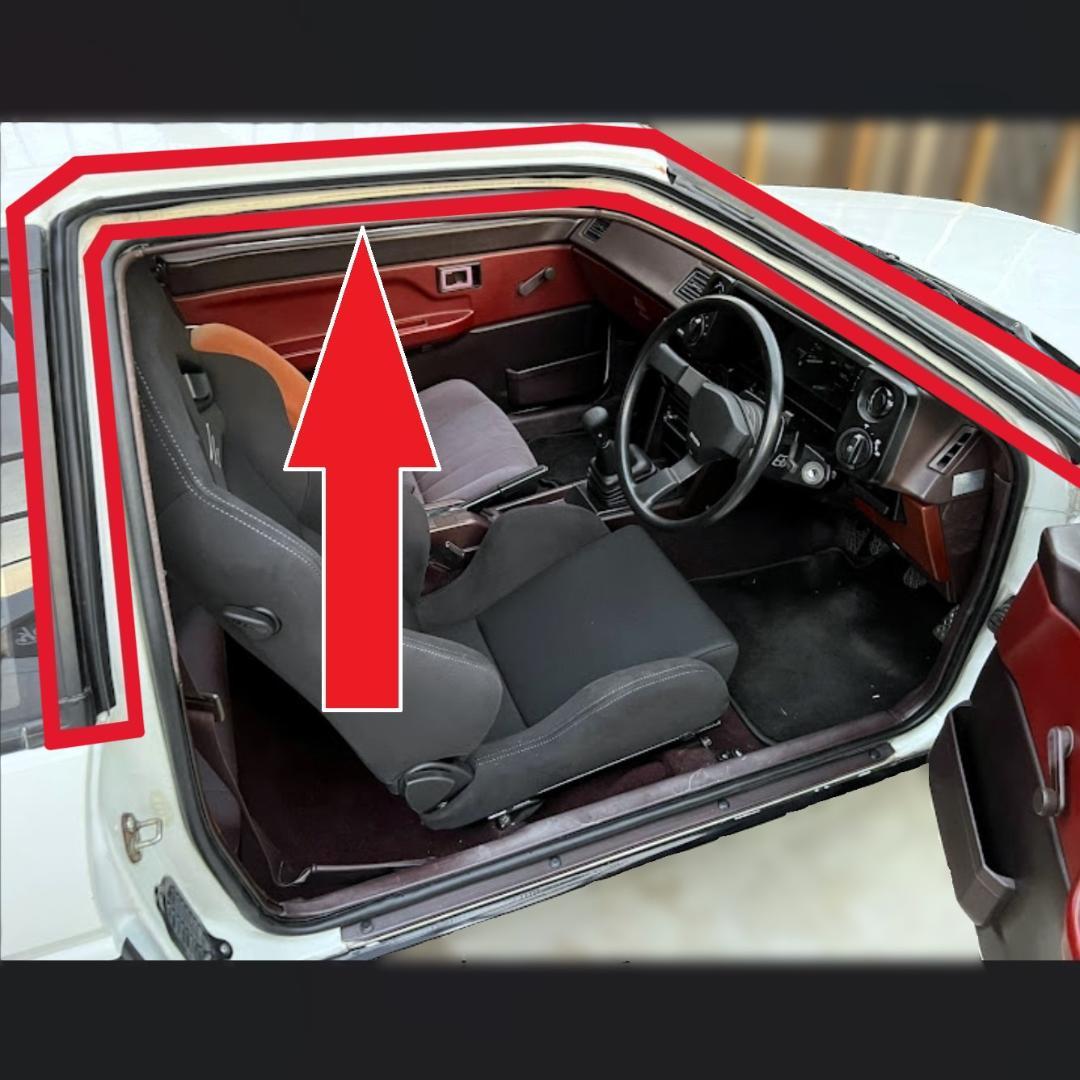 ★新品 トヨタ レビン/トレノ AE86 ルーフサイドレール ウェザーストリップ