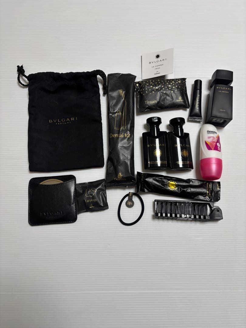 BULGARI ゴールド 化粧ポーチ