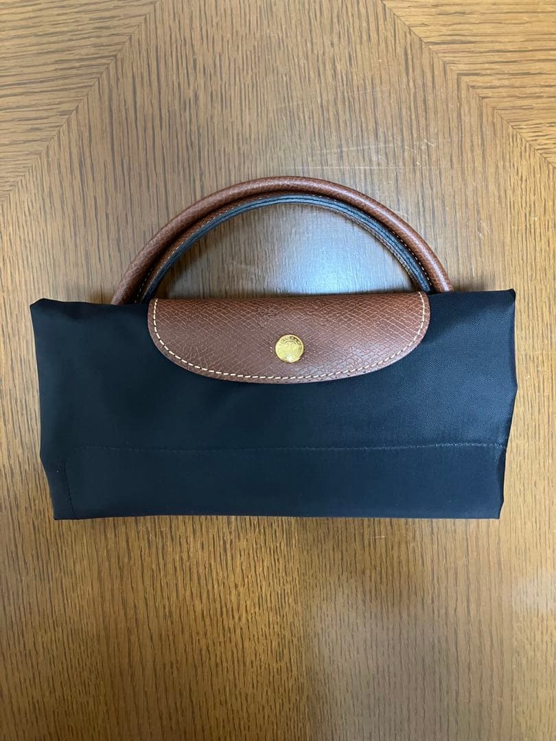 ロンシャン　プリアージュ　トート バッグ　黒 ★美品★