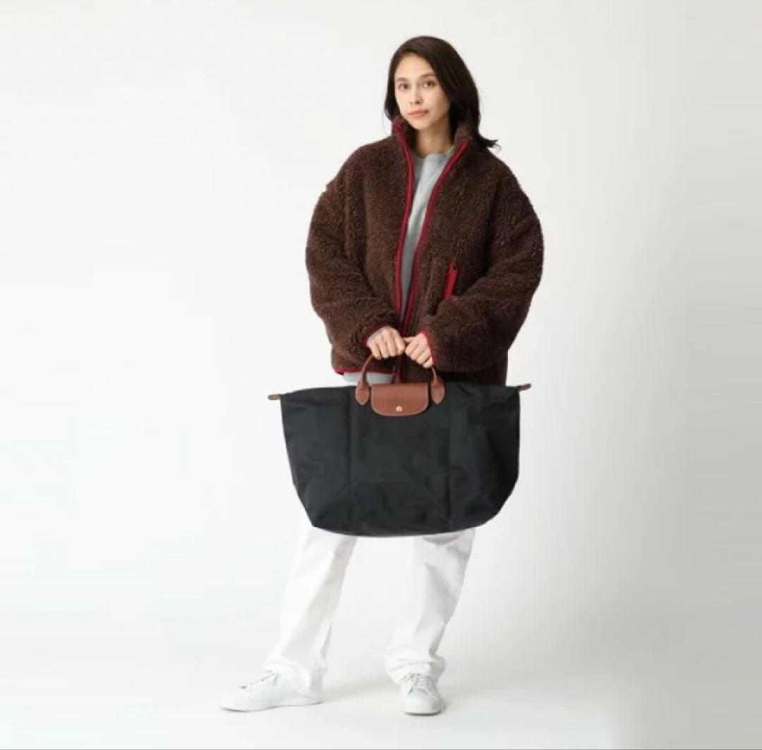 ロンシャン　プリアージュ　トート バッグ　黒 ★美品★