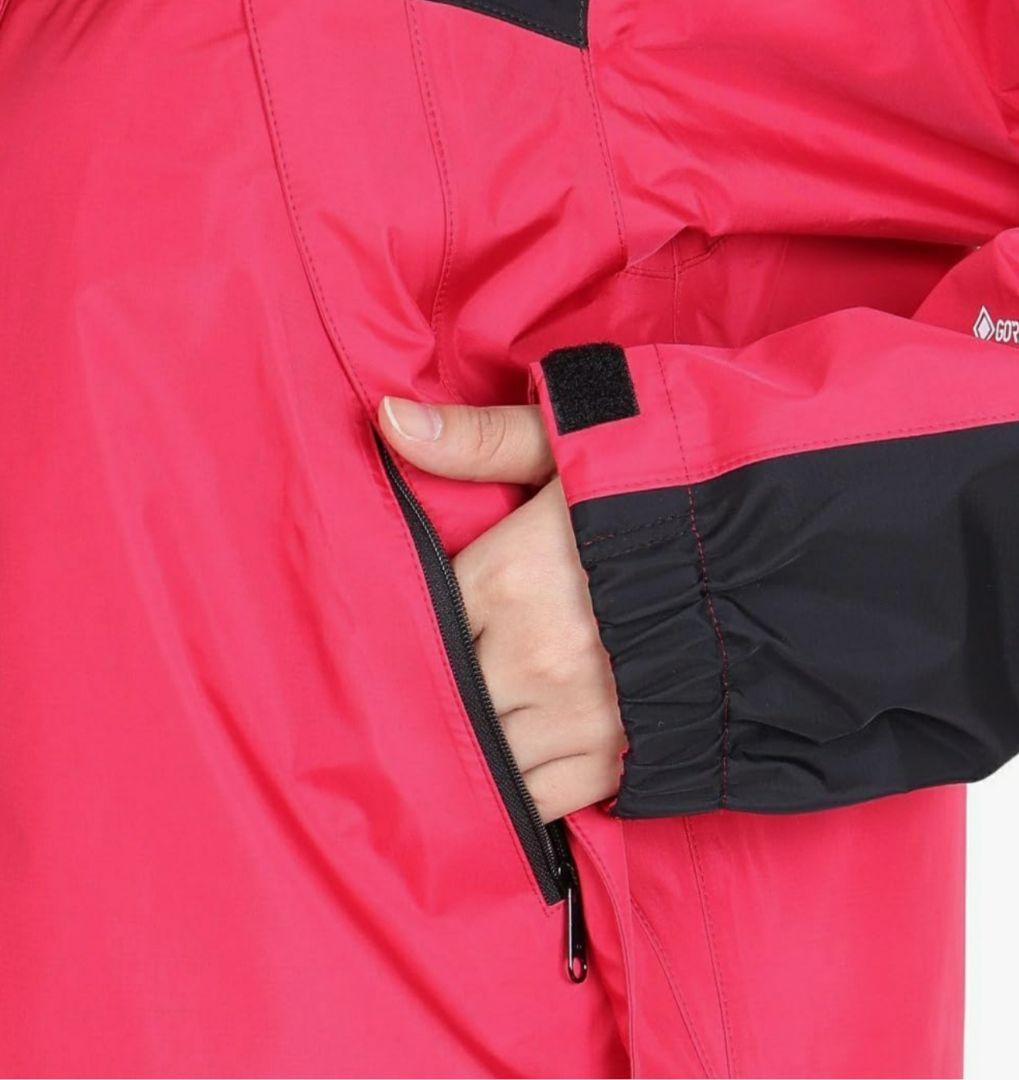 ザ・ノース・フェイスマウンテンレインテックス カーマイン L美品！