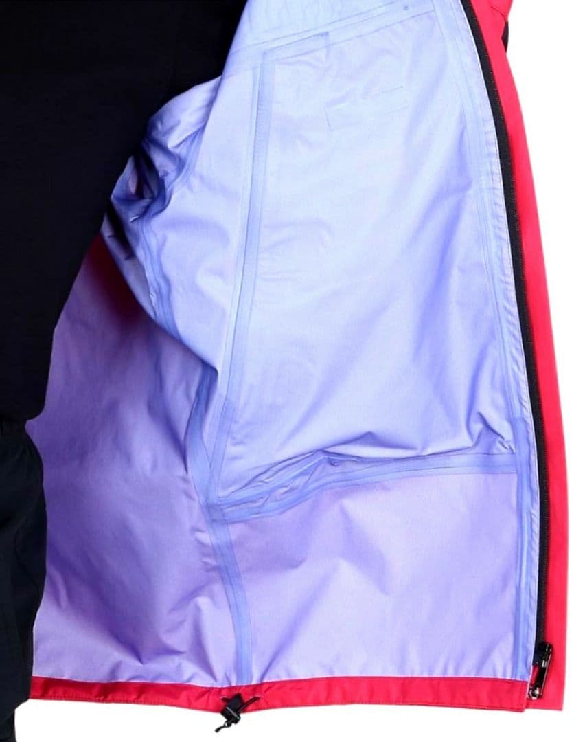 ザ・ノース・フェイスマウンテンレインテックス カーマイン L美品！