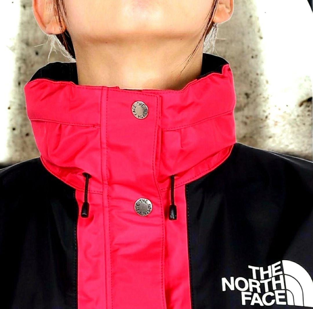ザ・ノース・フェイスマウンテンレインテックス カーマイン L美品！