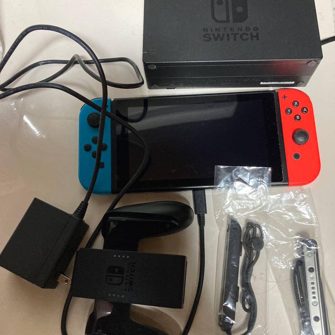Nintendo Switch 赤/青 本体 箱以外全て