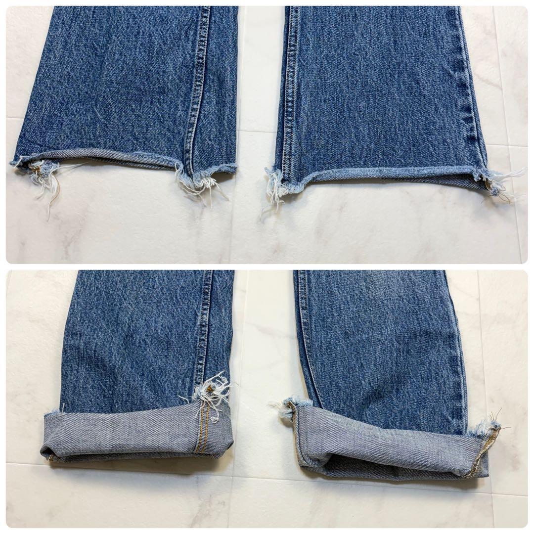 新品タグ付き！アンスクリア　フレアデニムパンツ　カットオフ　36