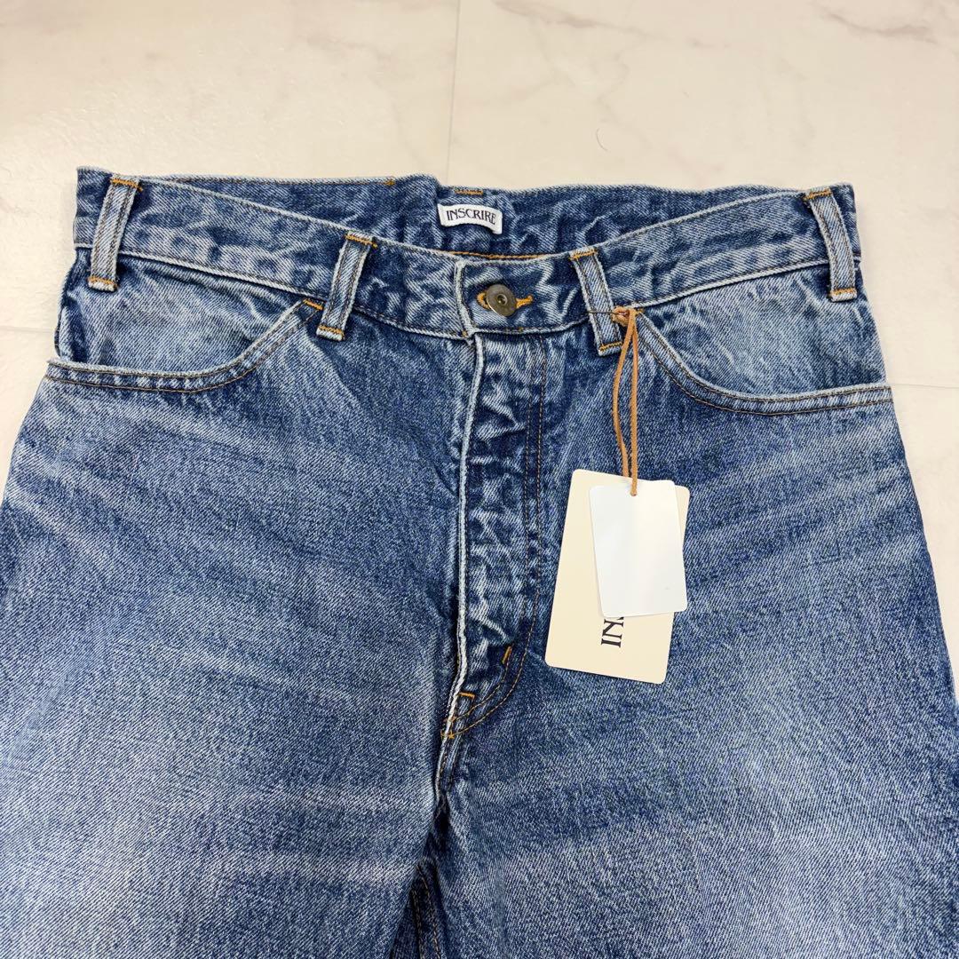 新品タグ付き！アンスクリア　フレアデニムパンツ　カットオフ　36