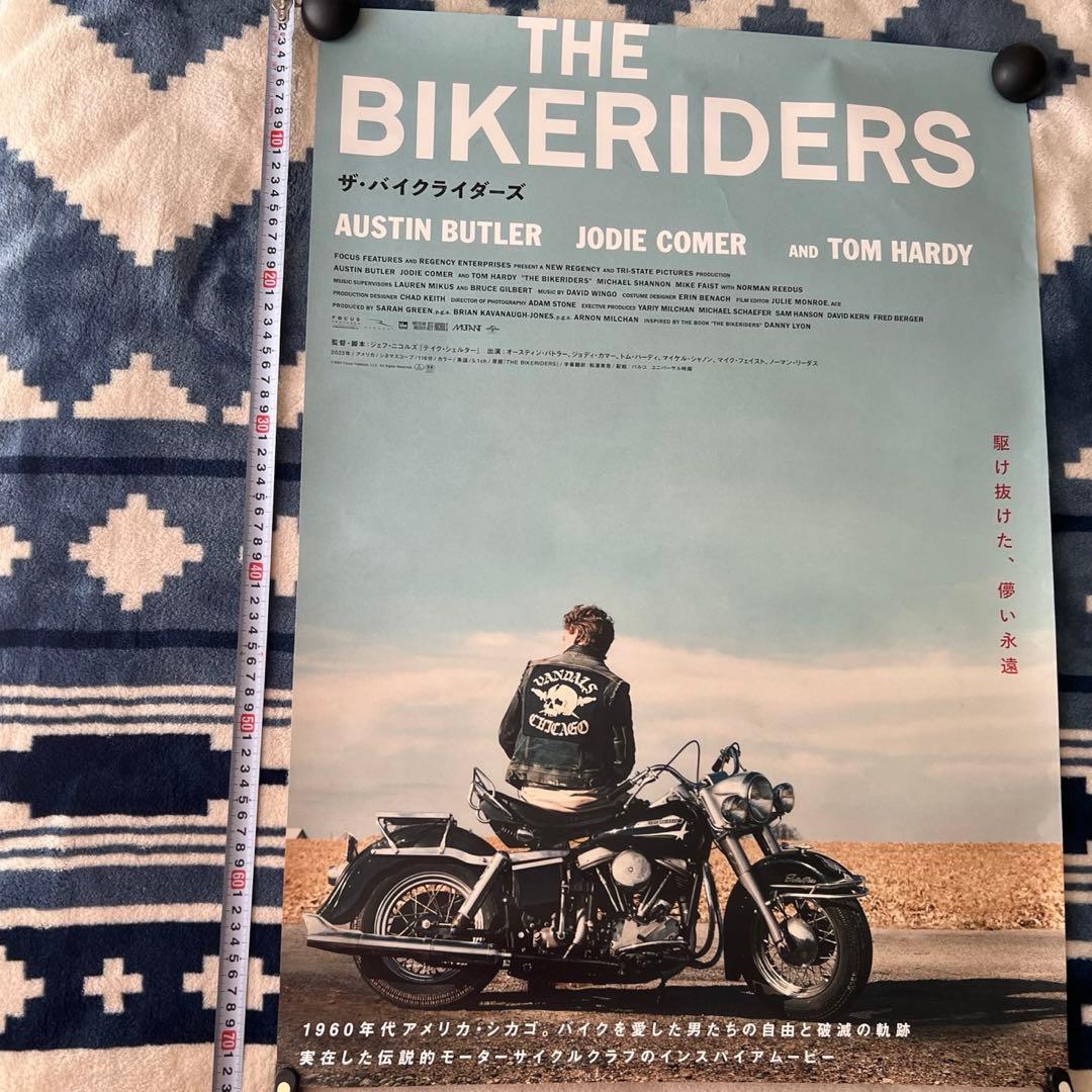 未使用 映画 B2ポスター　ザ・バイクライダーズ Harley-Davidson