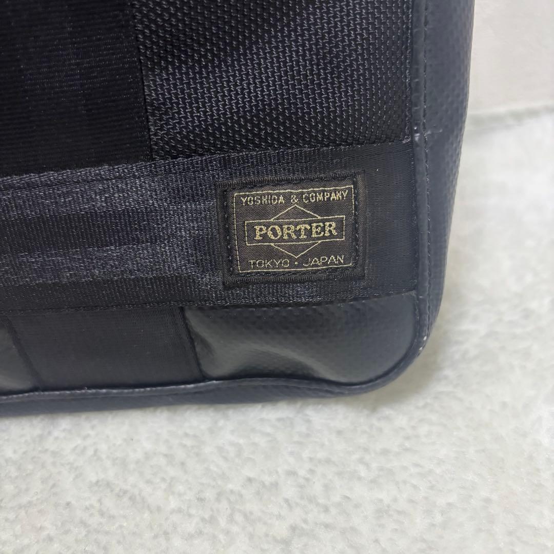 【人気】ポーター　ヒート　トートバッグ　ブラック　A4 ビジネス　拡張