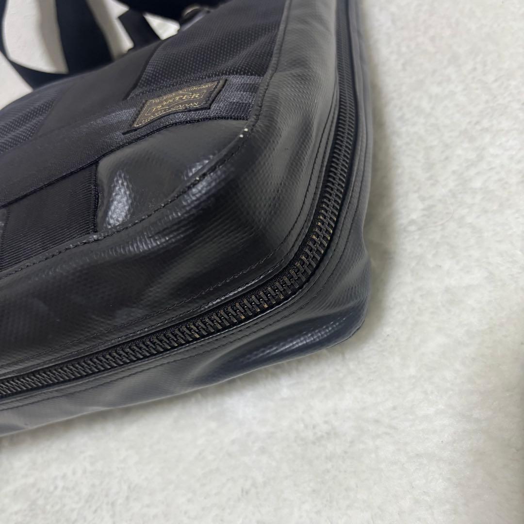 【人気】ポーター　ヒート　トートバッグ　ブラック　A4 ビジネス　拡張