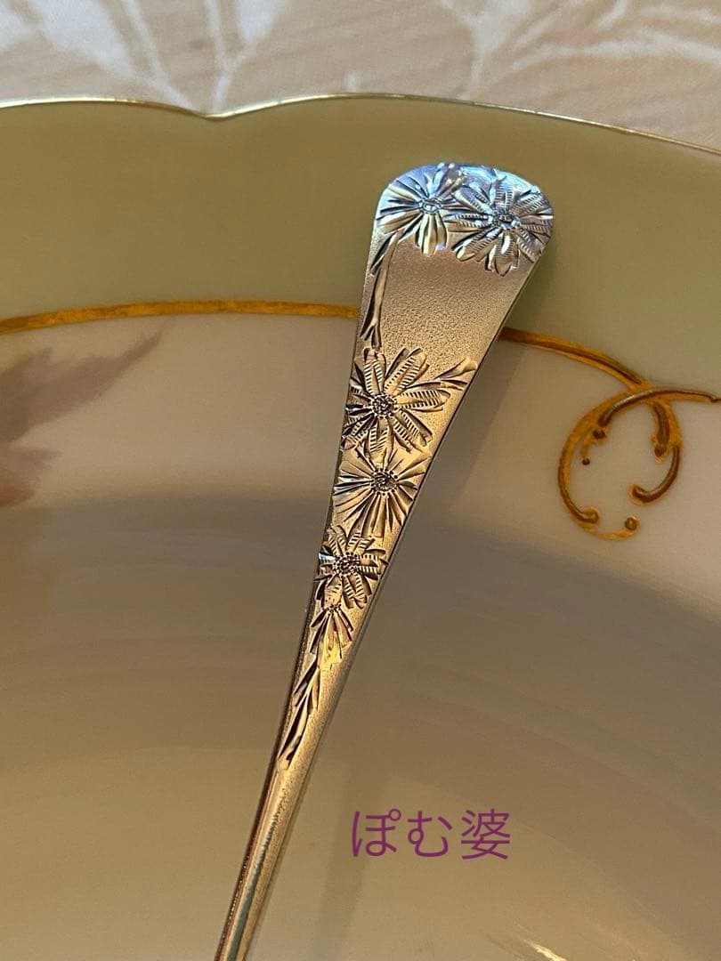 【米国／Gorham】純銀 スターリングシルバー／アイスクリームスプーン ２本