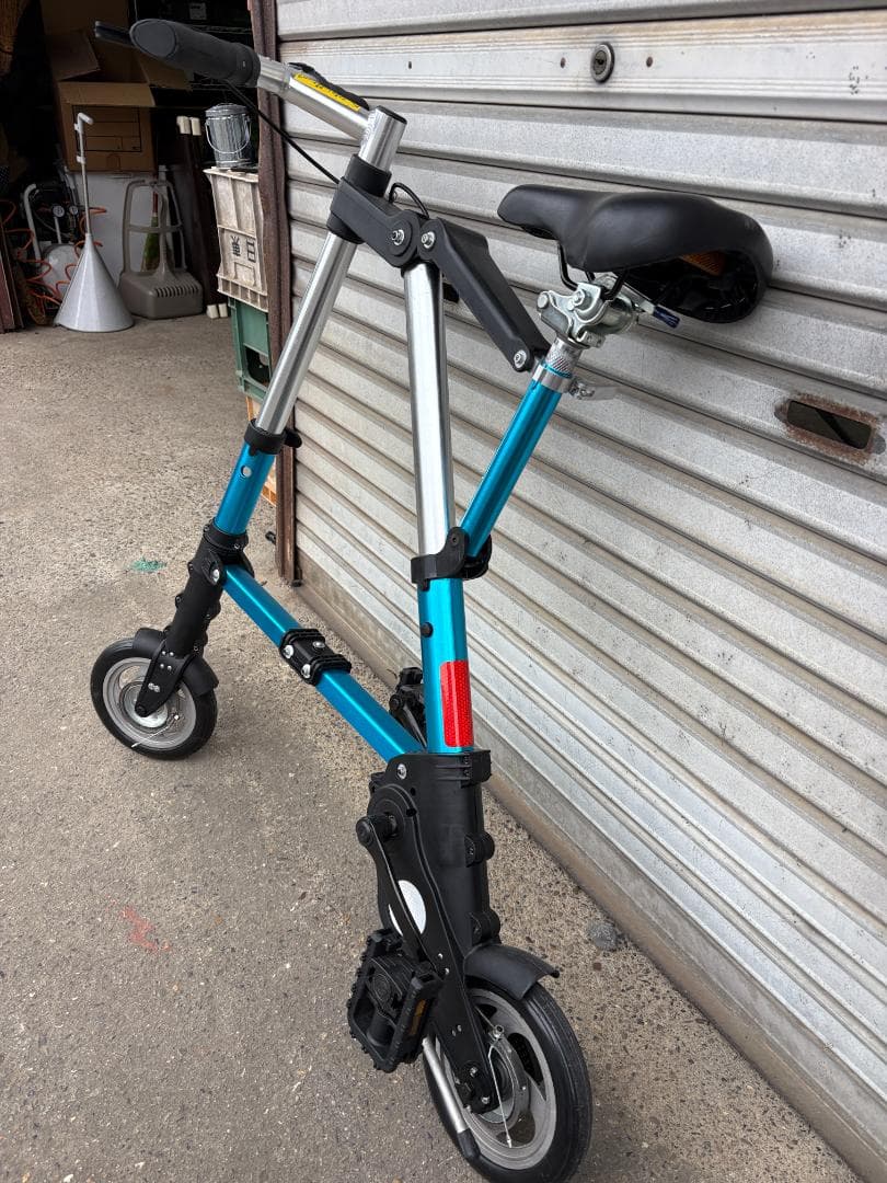 【超軽量折りたたみ】A-Bike アルミ製ミニベロ 自転車 8インチホイール