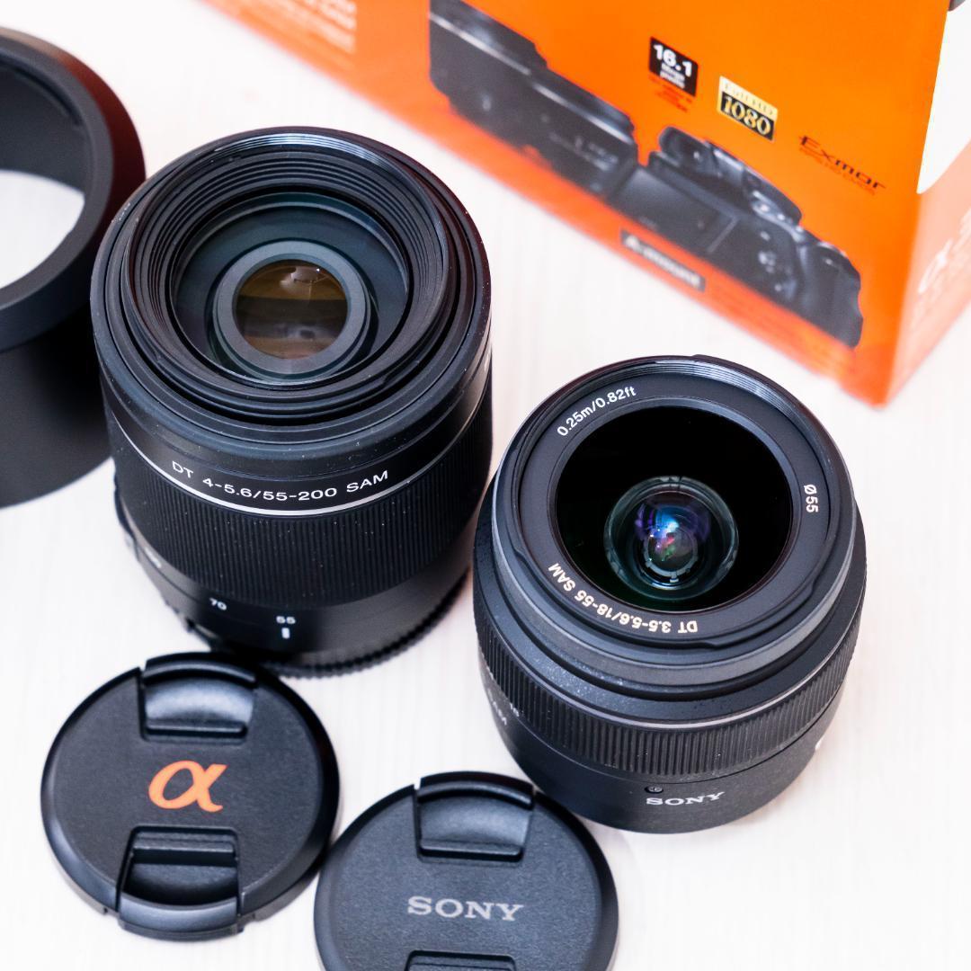 レンズ(ズーム) DT 18-55mm F3.5-5.6 + DT 55-200mm F4-5.6