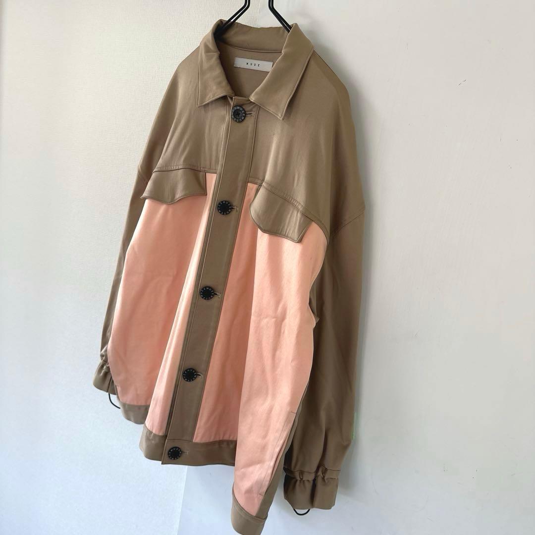 MUZE（ミューズ）　オーバーサイズシャツ　厚手