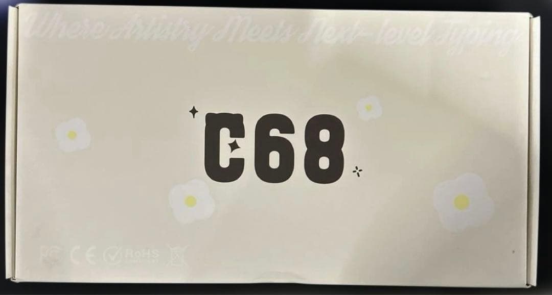 YUNZII C68 ワイヤレスメカニカルキーボード かわいい猫