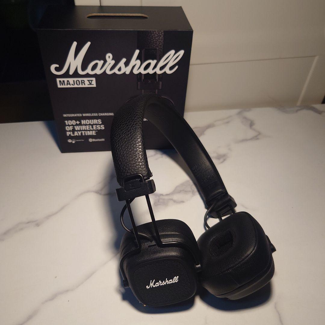 美品　Marshall Major V ワイヤレスヘッドフォン ブラック