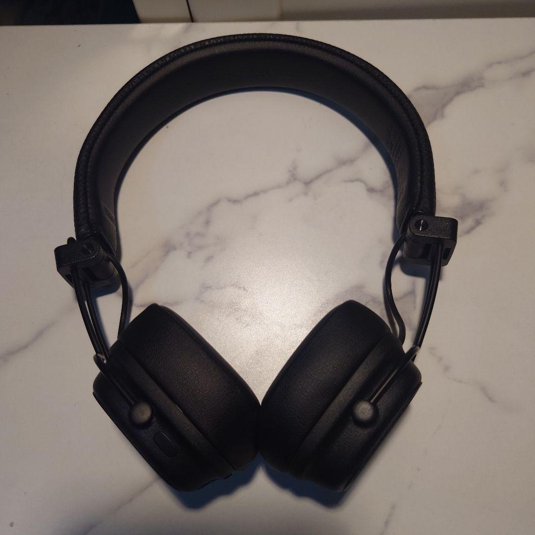 美品　Marshall Major V ワイヤレスヘッドフォン ブラック