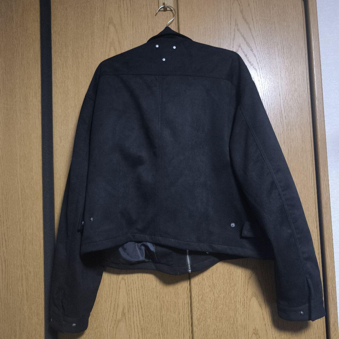 【ADRER　最新作即完黒L 】ファイヤーマンフックショートブルゾン