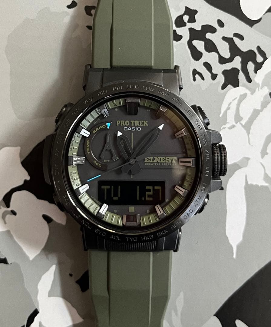 カシオ Pro Trek PRW-60ECA-1AJR 定価68200円(税込)