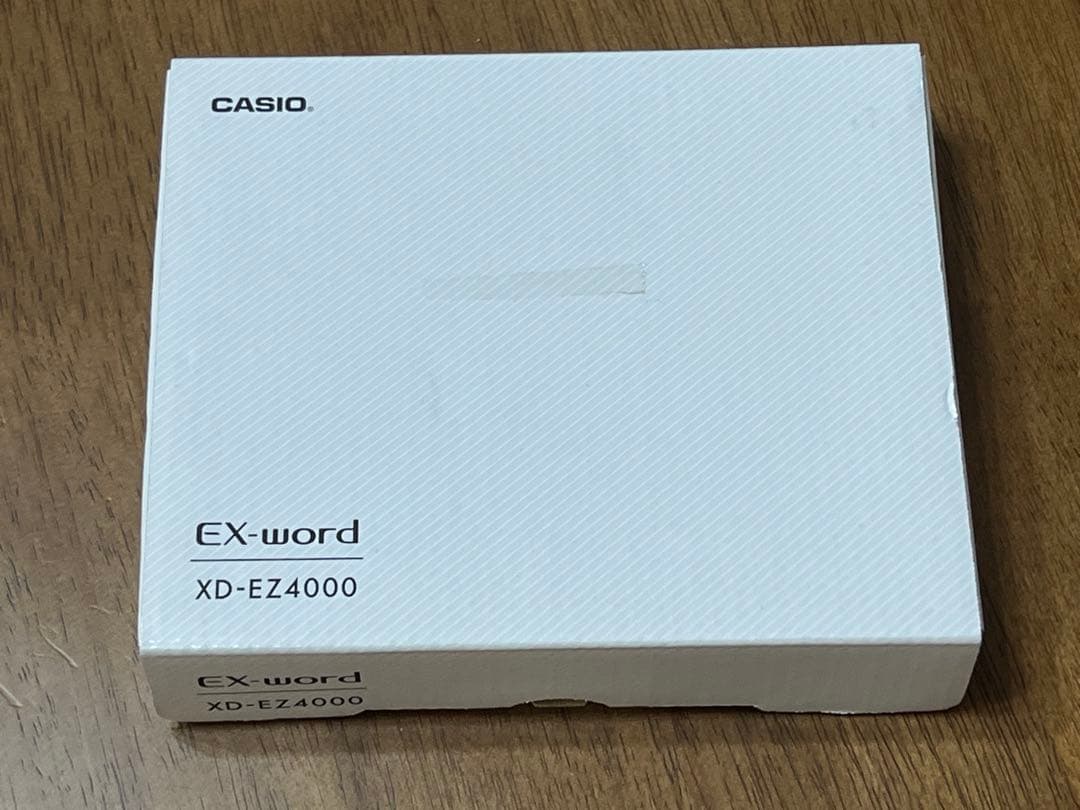 [美品] カシオ 電子辞書 エクスワード XD-EZ4000 ホワイト
