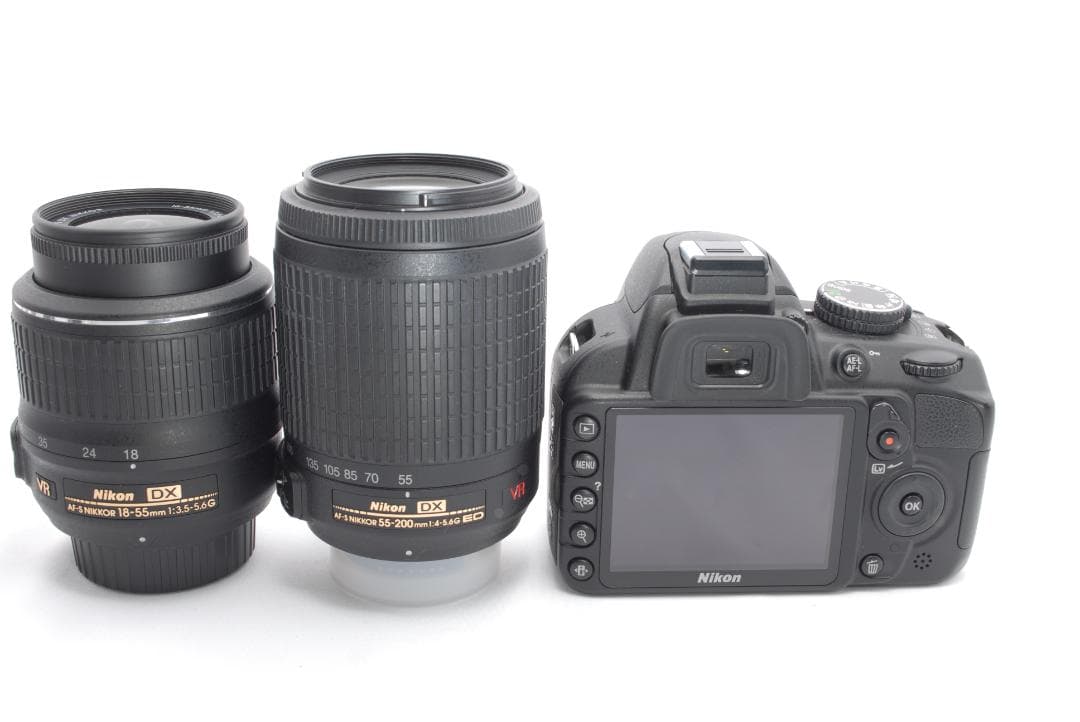 ✨運動会におススメ✨Nikon D3100 ダブルレンズ✨ショット数少ない✨