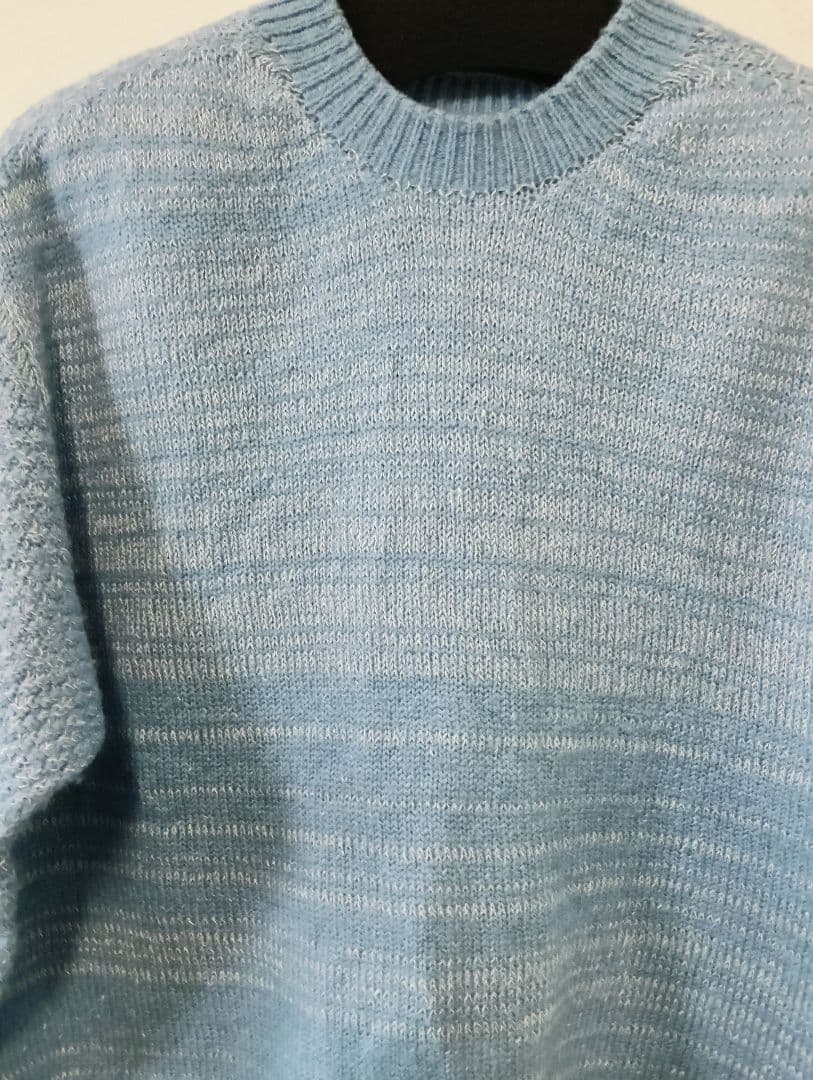 中川政七商店ブルー ニットセーター クルーネック新品未使用