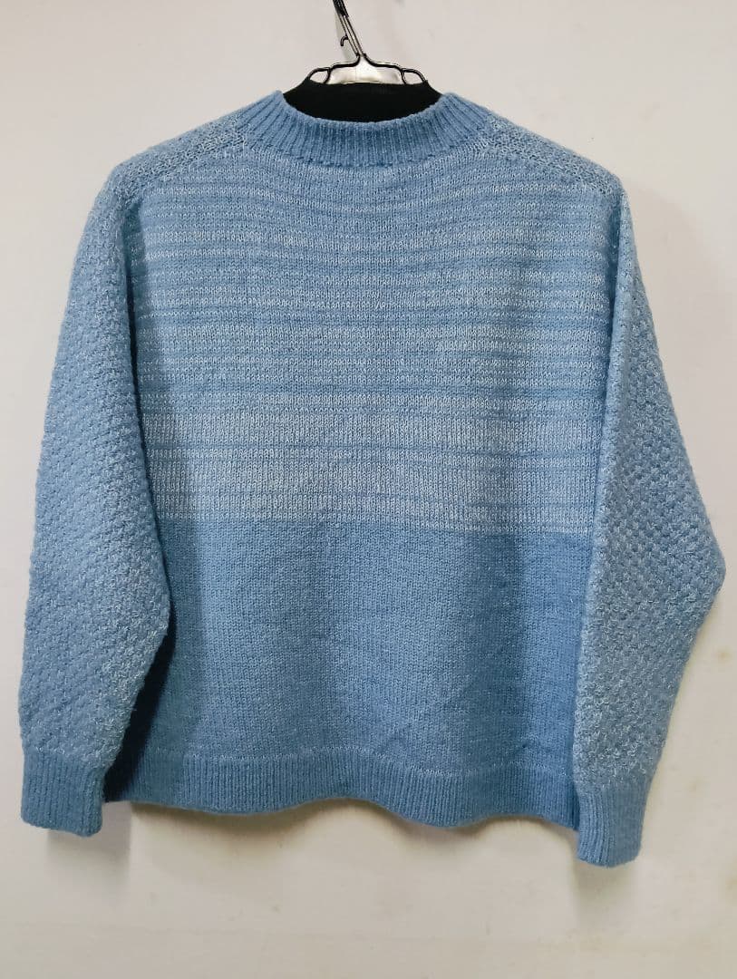 中川政七商店ブルー ニットセーター クルーネック新品未使用