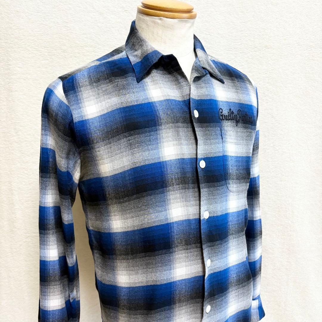 WACKO MARIA THE GUILTY PARTIES 長袖ネルシャツ S