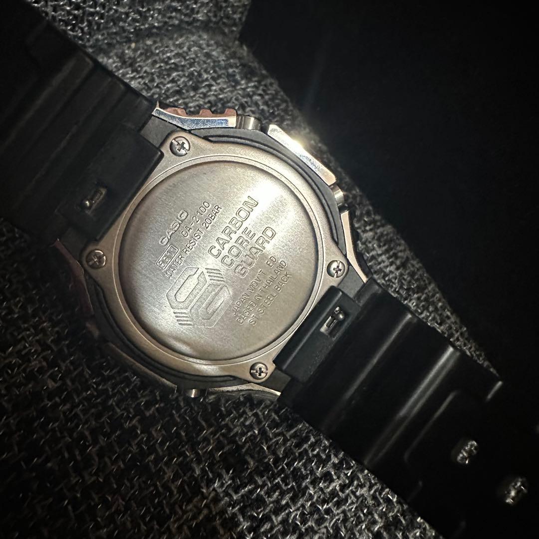 G-SHOCK GA-2100 メタル×ブラック カスタム