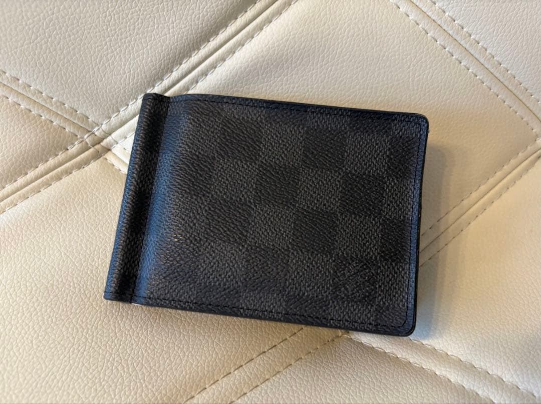 LOUIS VUITTON ダミエ　マネークリップ　二つ折り財布