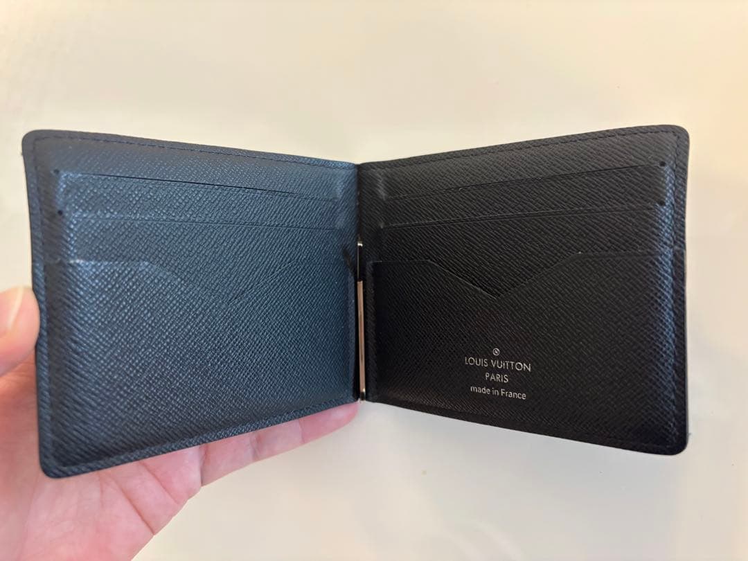 LOUIS VUITTON ダミエ　マネークリップ　二つ折り財布