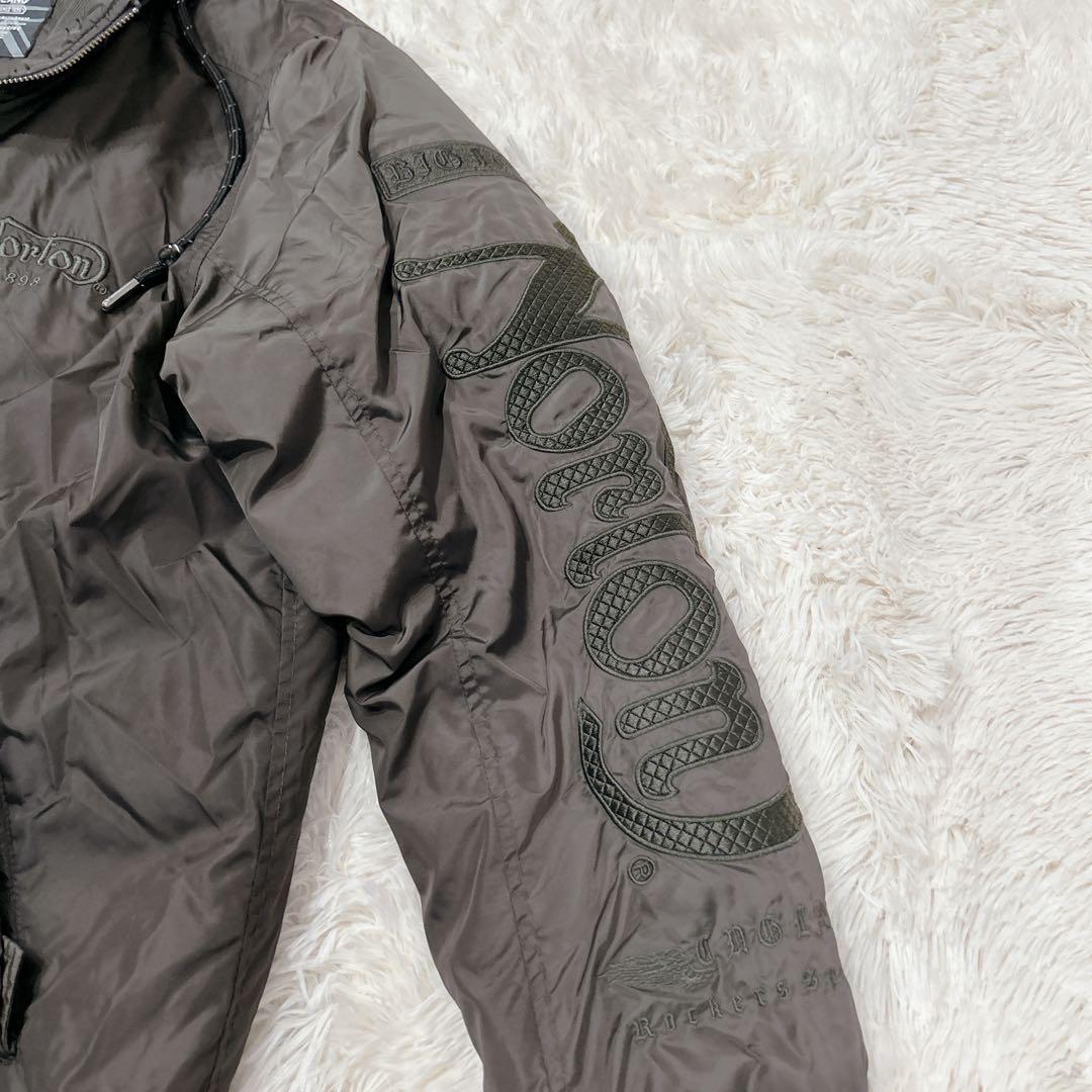 Norton ノートン 撥水ナイロン フード脱着 ミリタリージャケット