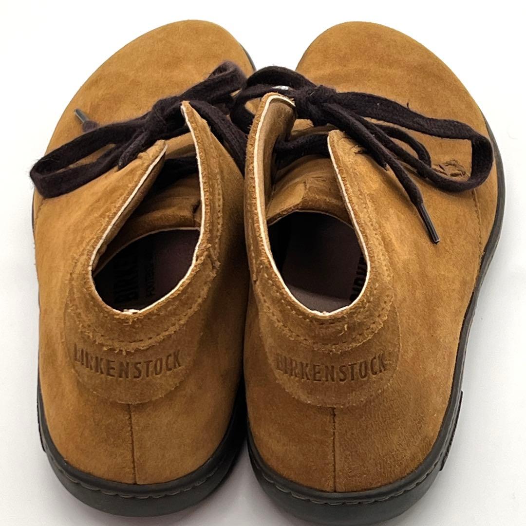 【美品】ビルケンシュトック 38 24.5 スカルバ ミドル 本革 スエード