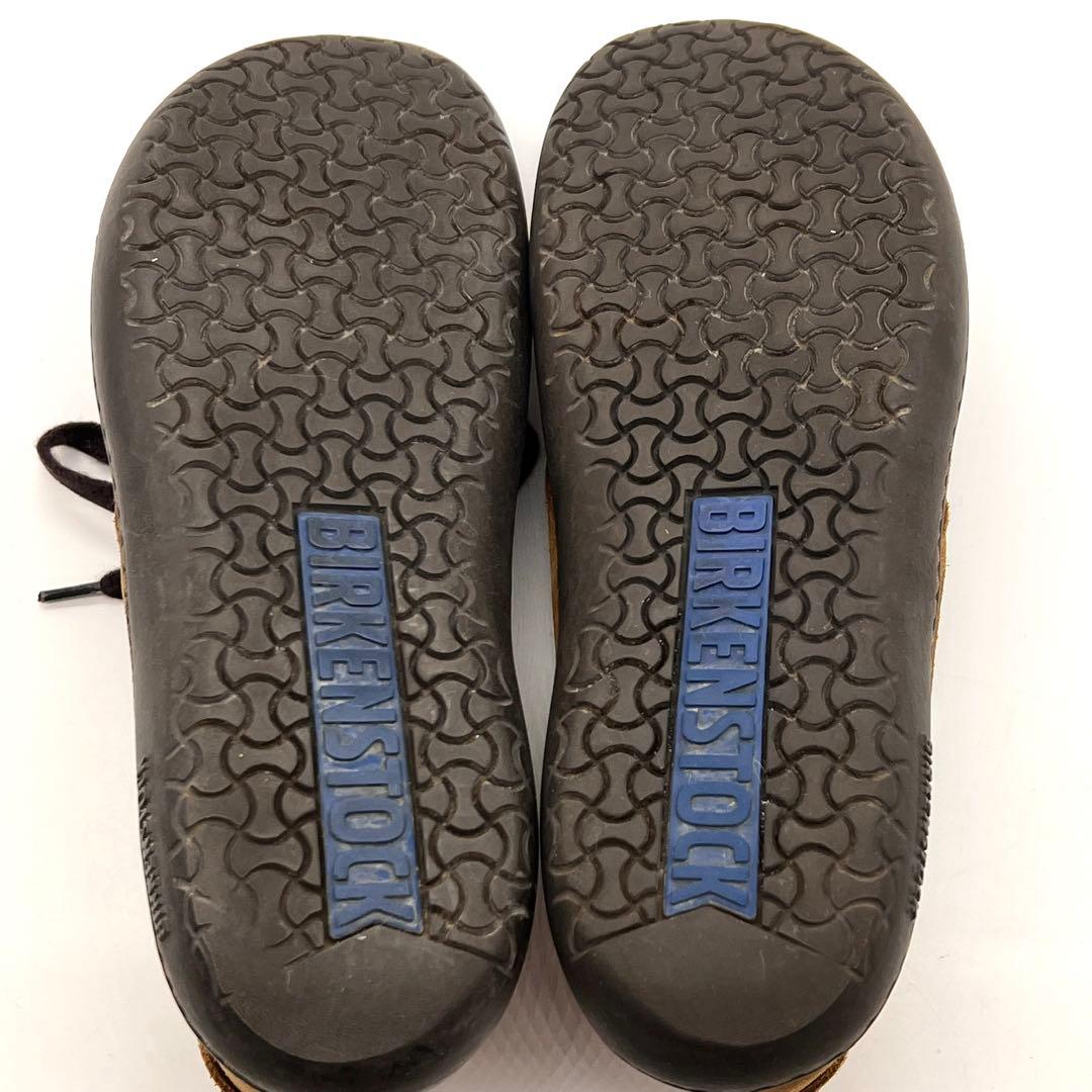 【美品】ビルケンシュトック 38 24.5 スカルバ ミドル 本革 スエード