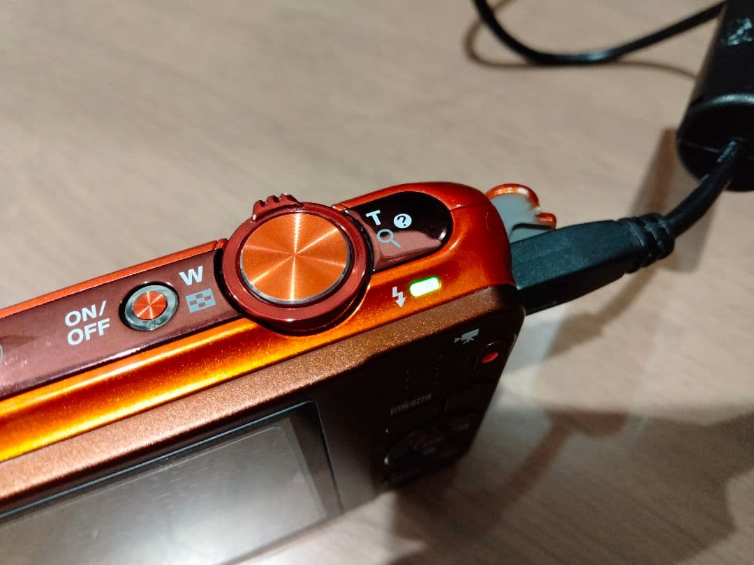 ジャンク Nikon COOLPIX S6500 デジカメ オレンジ Wi-Fi