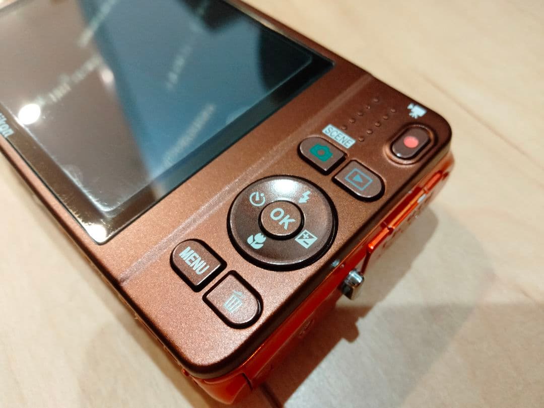 ジャンク Nikon COOLPIX S6500 デジカメ オレンジ Wi-Fi