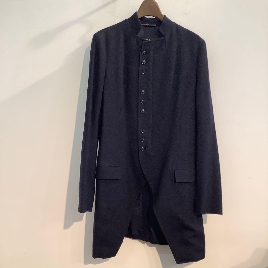 Y‘S ワイズ　ヨウジヤマモト　ウールジャケット　ネイビー　サイズ2