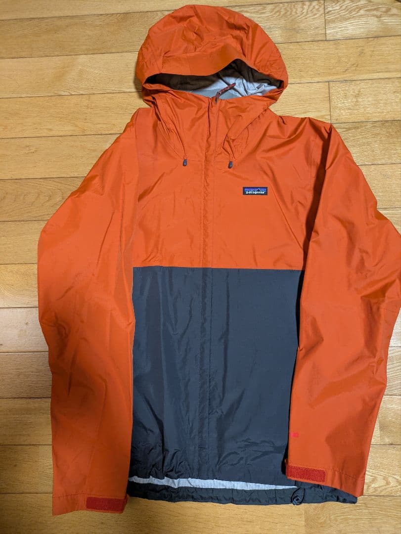 patagonia トレントシェル 3Lジャケット オレンジ/グレー　希少カラー