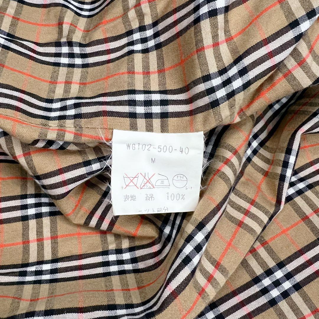 バーバリー スウィングトップ ブルゾン ハリントンジャケット ノバチェック