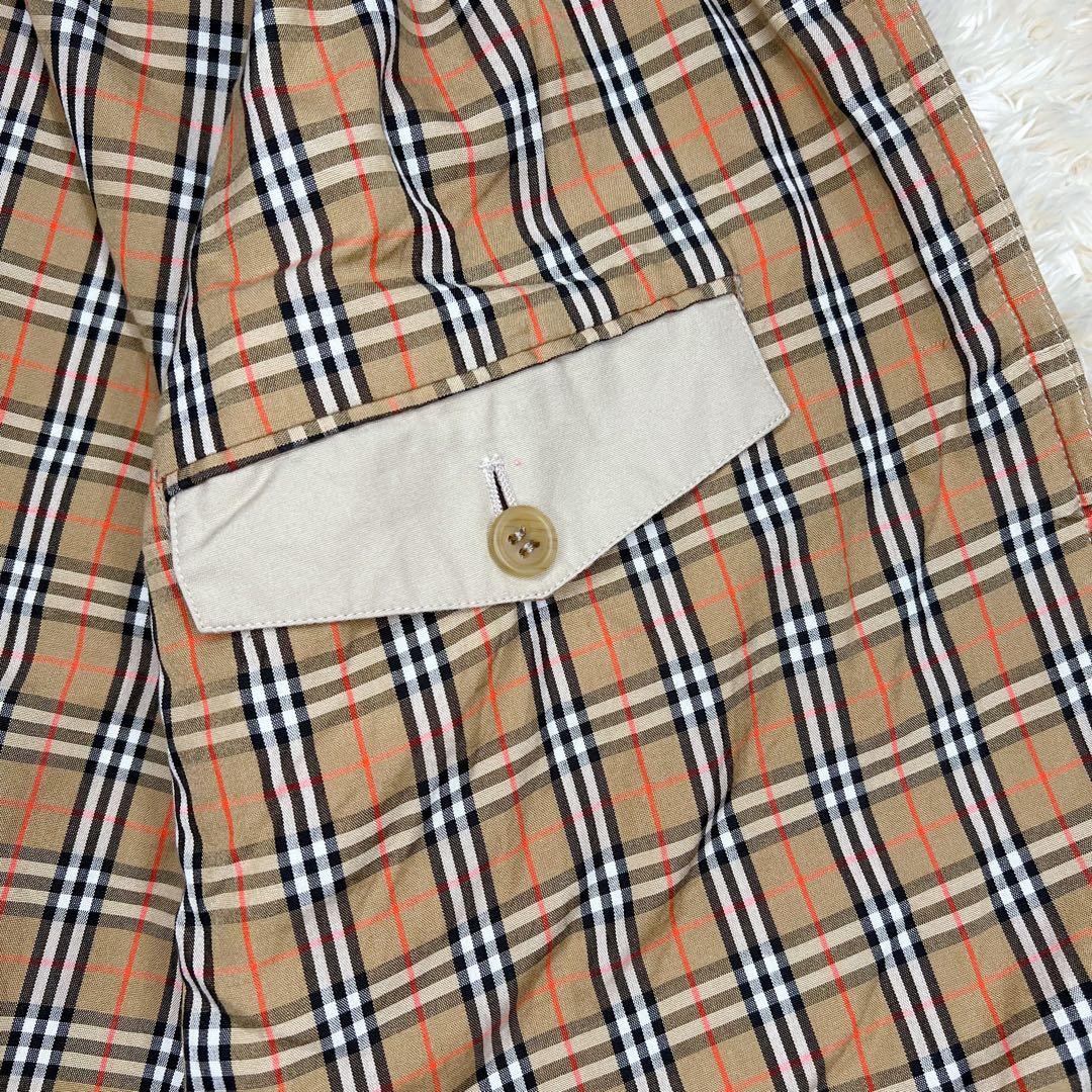 バーバリー スウィングトップ ブルゾン ハリントンジャケット ノバチェック