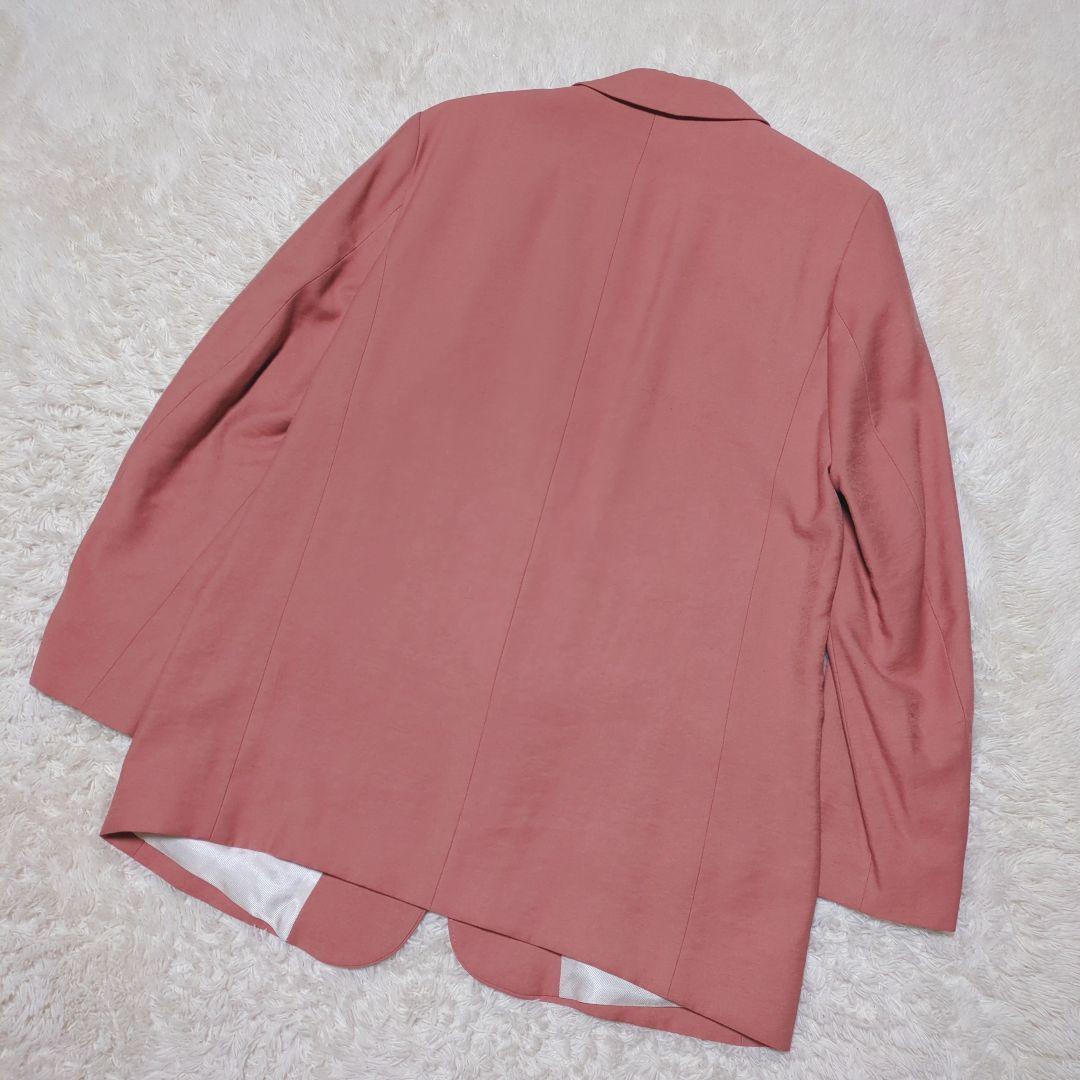 美品！ZARA　スーツセットアップ　ワイドパンツ　L　ピンクオレンジ